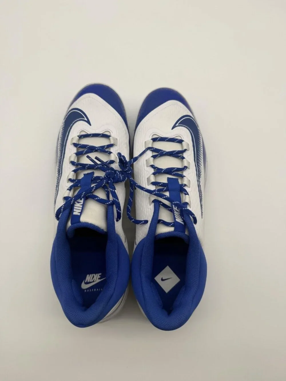New Nike Alpha Huarache 4 Elite MCS Baseball Cleats Men Size 15 White FD6255 106